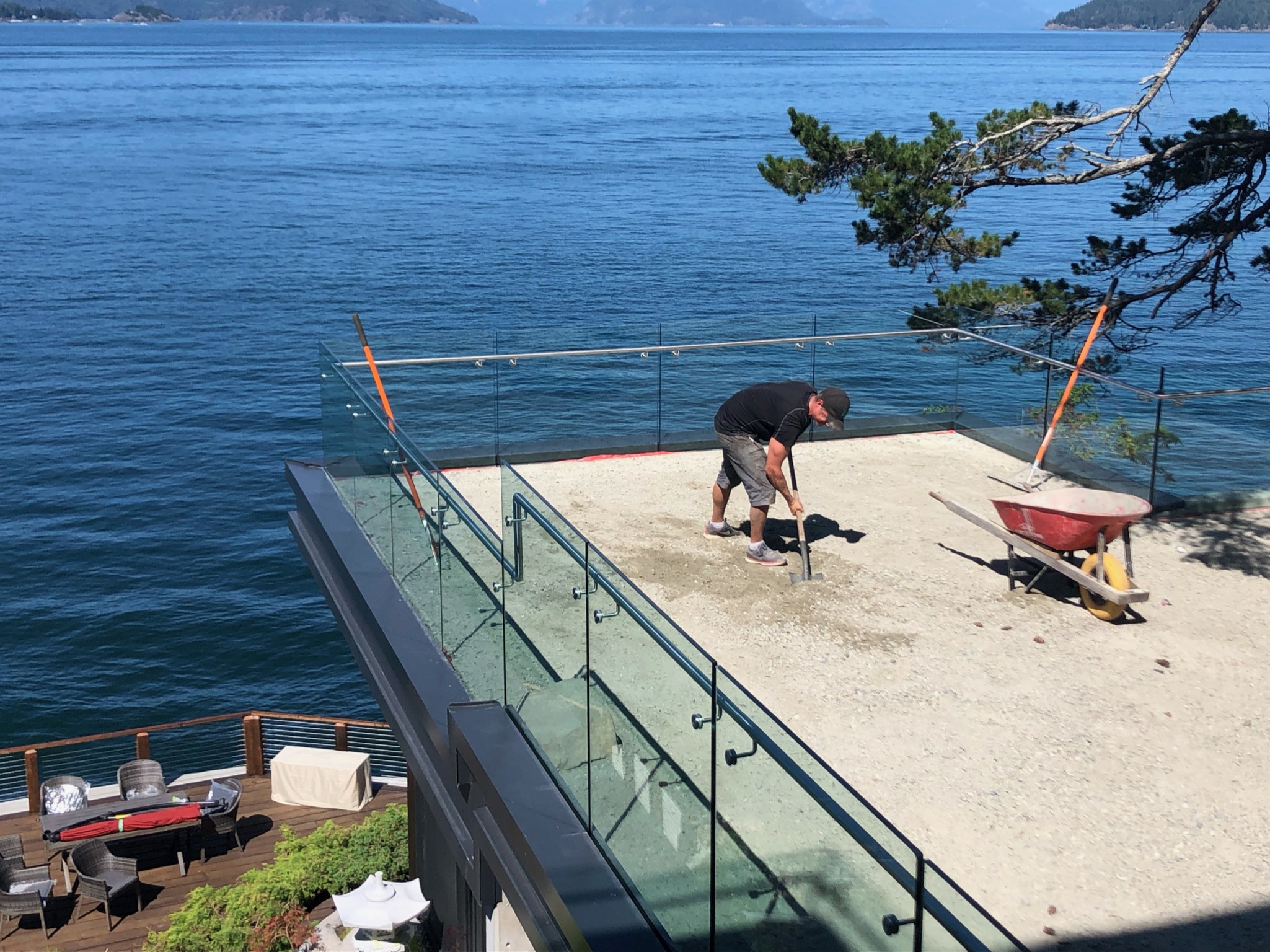 Before Golf Tuft Installation Before Golf Tuft Installation