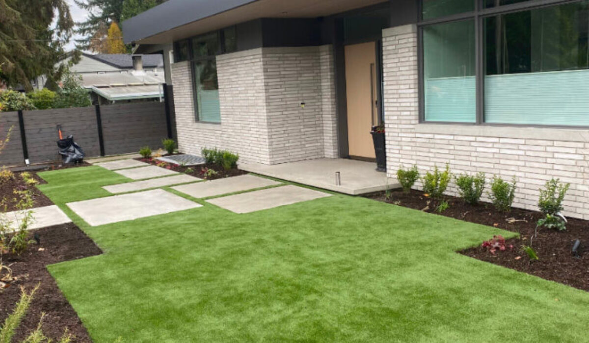 Residential Front Lawn Artificial Turf Residential Front Lawn Artificial Turf